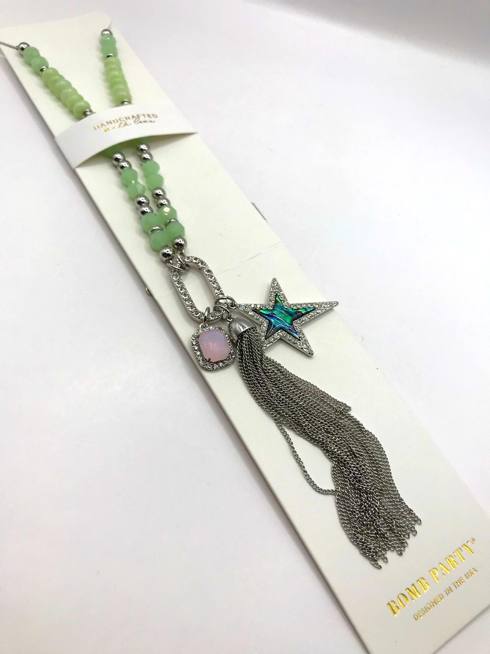Bomb Party Star Tassel Pendant Necklace